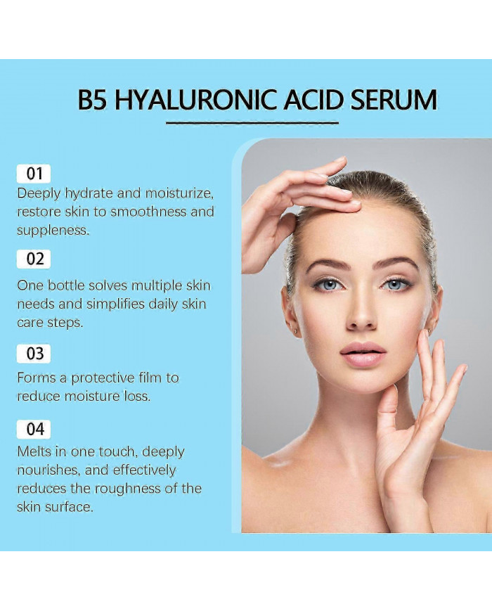 Sérum à l’acide hyaluronique B5, sérum Hyalu B5, sérum à l’acide hyaluronique pour le visage à la vitamine B5, [...]