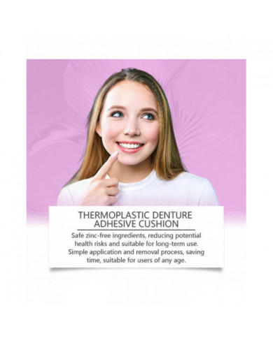 Adhésif pour prothèses dentaires, adhésif thermoplastique pour prothèses dentaires, prise en main confortable et [...]