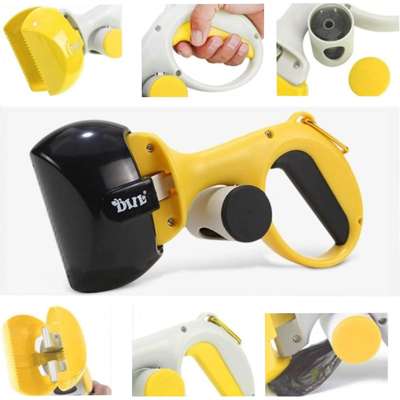 Pelle à crottes de chien, pelle à crottes de chien portable pour grands et petits chiens, nettoyeur de crottes de [...]