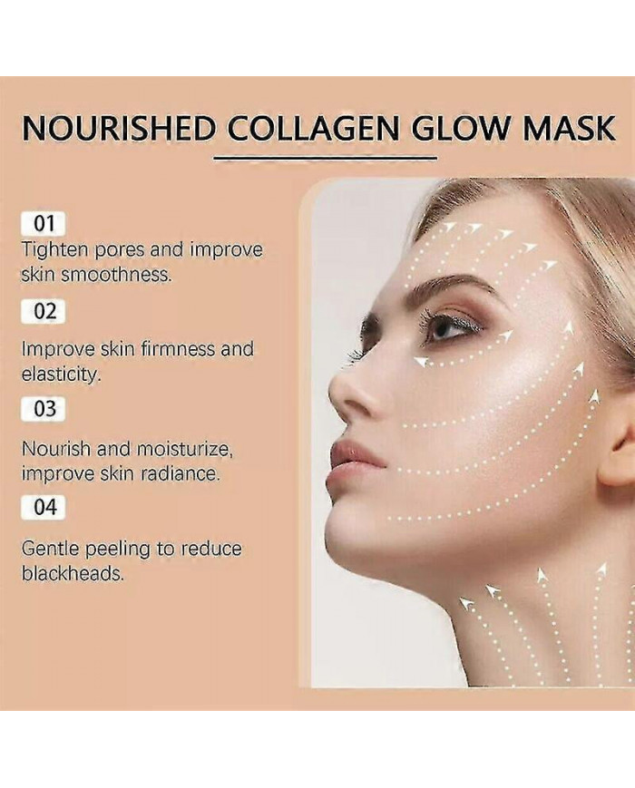 T3 Baby Collagen Glow Mask - Masque facial Soin de la peau pour anti-âge, anti-âge, pores infusés de Reallagen, [...]