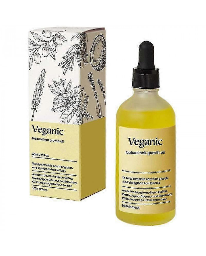 Huile de croissance des cheveux naturelle végétalienne, huile de croissance des cheveux végétalienne, huile [...]