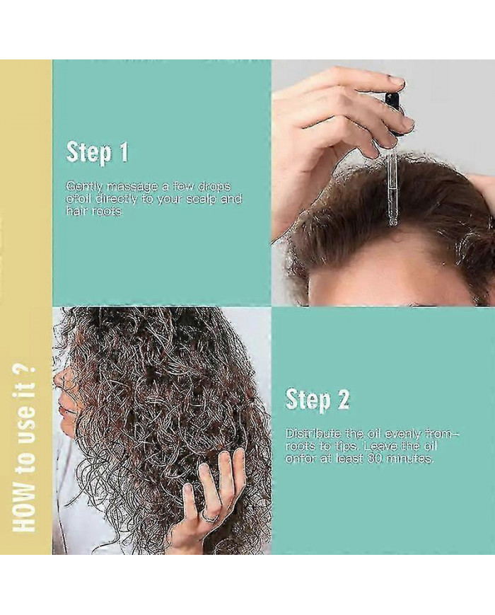 Huile de croissance des cheveux naturelle végétalienne, huile de croissance des cheveux végétalienne, huile [...]