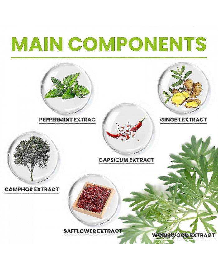 Patchs de soulagement de la douleur au genou, patchs de chaleur du genou, plâtre cervical du genou chauffant [...]