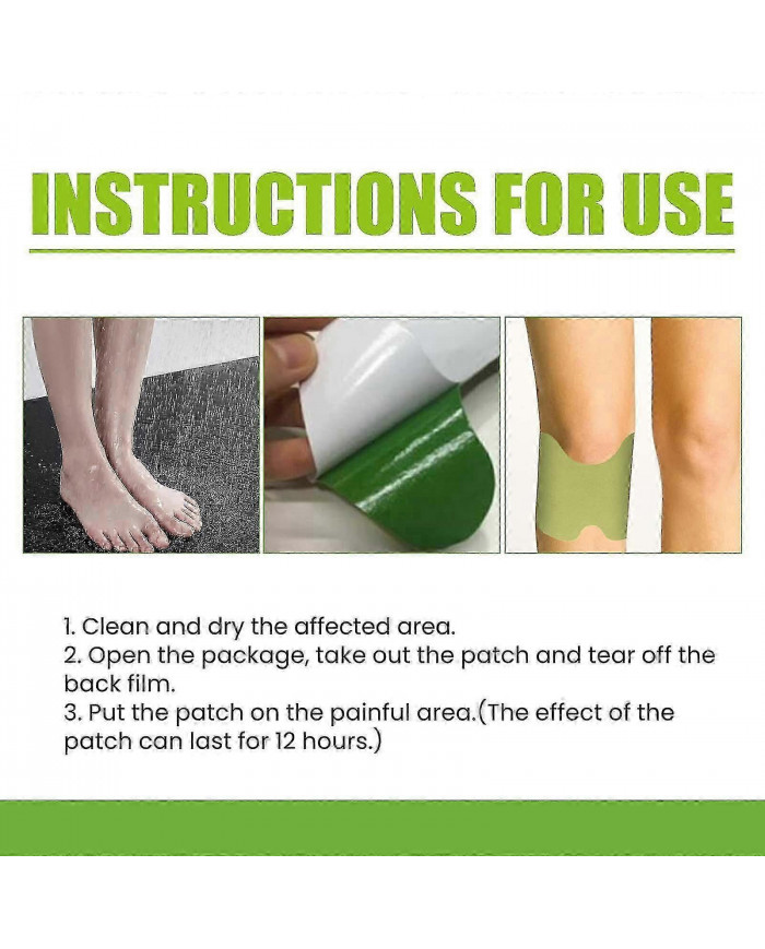 Patchs de soulagement de la douleur au genou, patchs de chaleur du genou, plâtre cervical du genou chauffant [...]