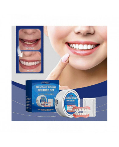 Ensemble de prothèses dentaires en silicone, Kit de regarnissage de prothèses dentaires souples, ensemble de [...]