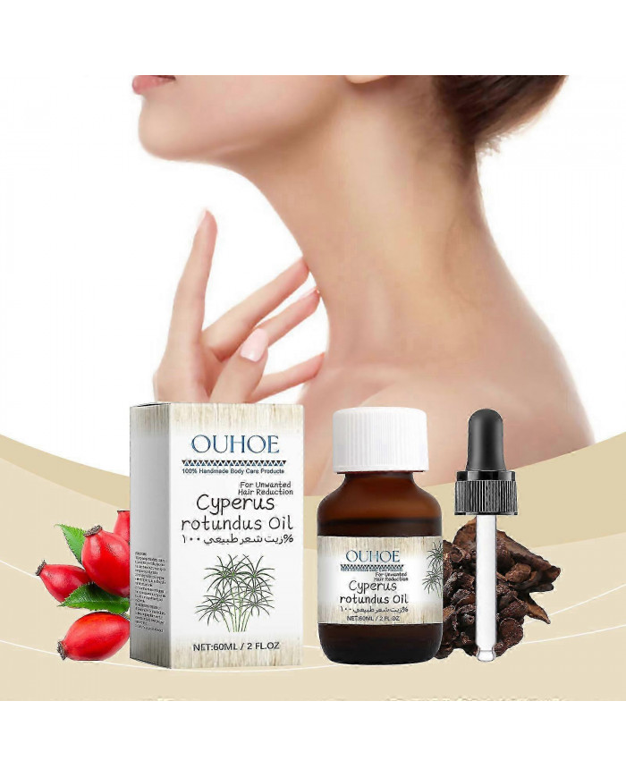 Huile de Cyperus Rotundus, huile de Cyperus Rotundus pour l’épilation, réduisant la croissance des poils du corps, [...]