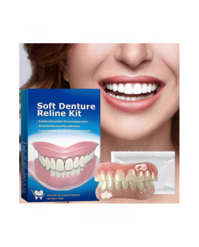 Kit de regarnissage en silicone de prothèse dentaire Perfect Fit Regarnissage de prothèse dentaire souple pour [...]