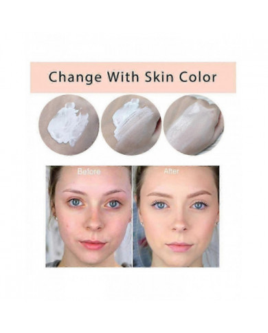 2pcs Tlm Fond De Teint Changeant Pour Vieillissement De La Peau, Base De Maquillage Liquide Nude Face Cover [...]