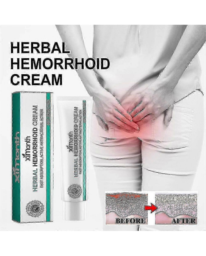Crème d’hémorroïdes pour hommes et femmes, traitement à base de plantes, 1-3pcs