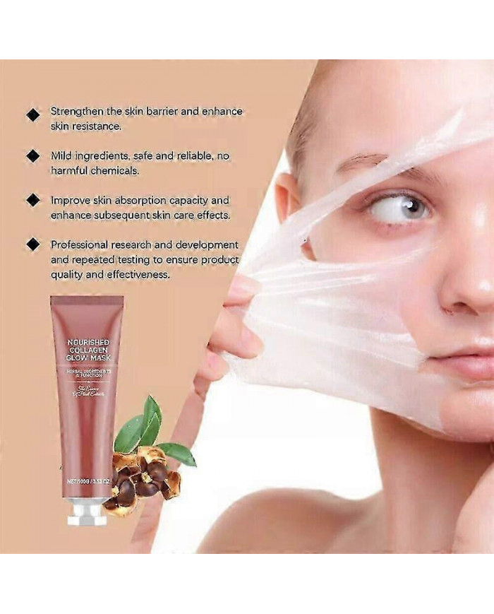 Masque éclat au collagène pour bébé T3,Masque au collagène T3 pour le visage,Peel off au collagène T3 Ma