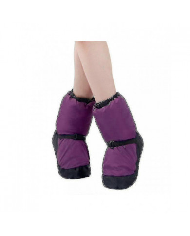 Ballet chaud Chaussures de danse Femmes rembourrées Bottes d'exercice courtes Chaussures en coton