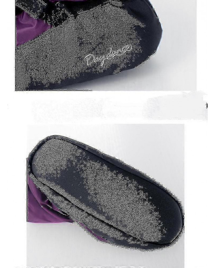 Ballet chaud Chaussures de danse Femmes rembourrées Bottes d'exercice courtes Chaussures en coton