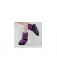 Ballet chaud Chaussures de danse Femmes rembourrées Bottes d'exercice courtes Chaussures en coton