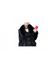 Manteau de fausse fourrure d'hiver pour femmes Vêtements d'extérieur en fausse fourrure épais et chauds avec des [...]