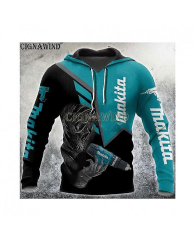 New Arrival Hoodie Hommes / femmes Makita 3d Print Sweats Sweatshirts Casual Harajuku Style Streetwear Tops