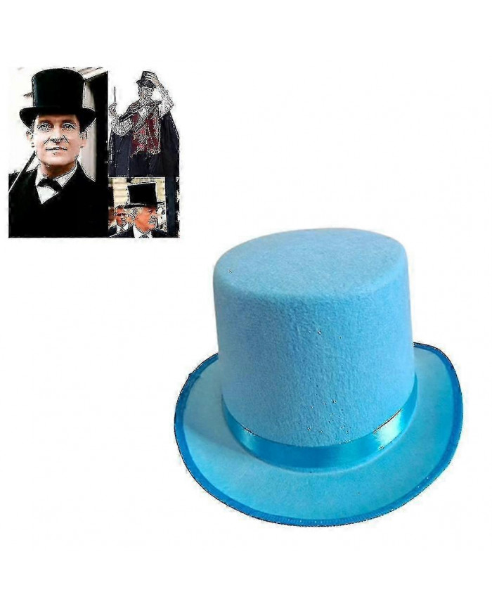Vintage Derby Hat Magicien Costume Cosplay Halloween Hat Party Gentleman Hat