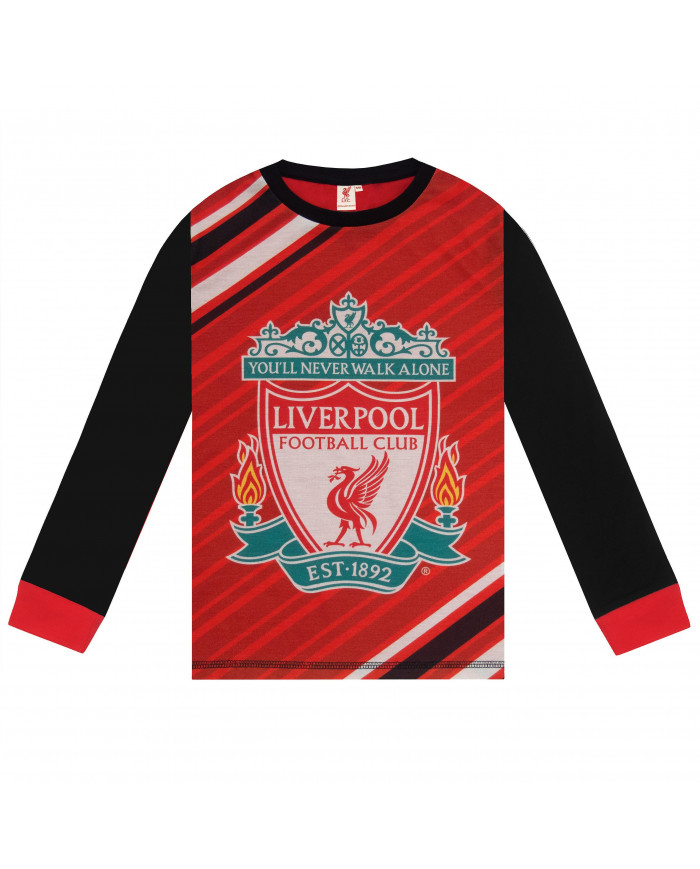 Liverpool FC Boys Pyjamas Long Sublimation Kids CADEAU OFFICIEL de football