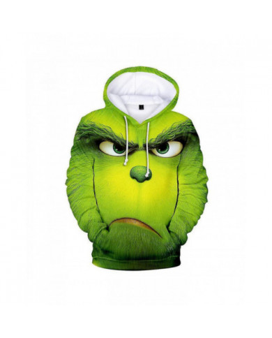 3d Grinch Sweat à capuche Hommes Femmes Casual À Capuche Pull Sweatshirt Amis Noël Cadeau Xhy