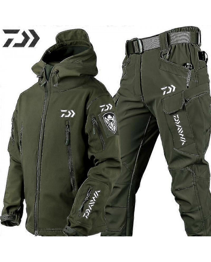 Veste imperméable à l'eau coupe-vent pour hommes Special Forces Soft Shell Fishing Suit Pantalon de combat pour [...]