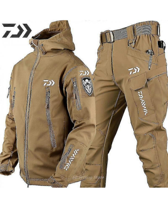 Veste imperméable à l'eau coupe-vent pour hommes Special Forces Soft Shell Fishing Suit Pantalon de combat pour [...]
