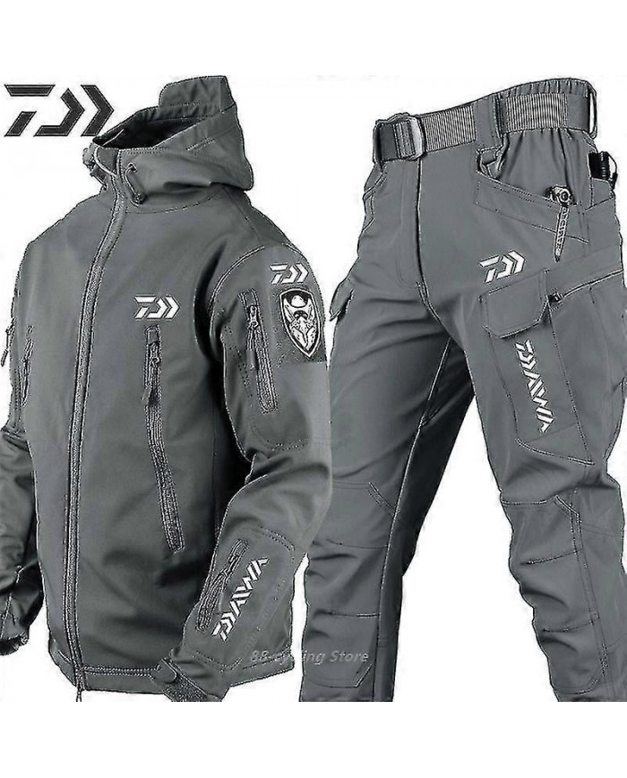 Veste imperméable à l'eau coupe-vent pour hommes Special Forces Soft Shell Fishing Suit Pantalon de combat pour [...]
