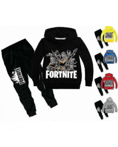 Enfants Fortnite Hoodie Pantalon Costume Survêtement à manches longues Sportswear Set