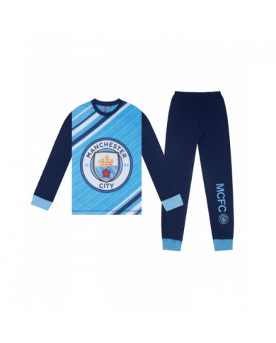 Manchester City Boys Pyjamas Long Sublimation Kids CADEAU DE FOOTBALL OFFICIEL