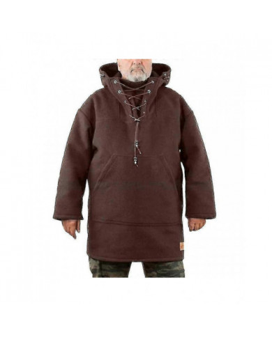 Veste De Loisirs D’hiver Pour Hommes À Capuche Laine Lourd Manteau Et Sweat-shirt