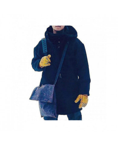 Veste De Loisirs D’hiver Pour Hommes À Capuche Laine Lourd Manteau Et Sweat-shirt