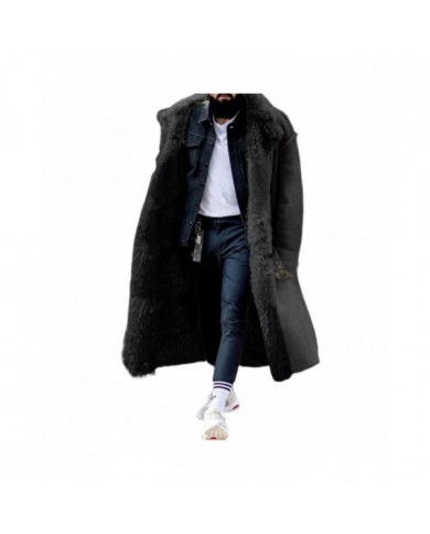 Veste d'hiver en fourrure épaisse pour hommes mi-longue Plus Size Design Outwear Cadeau idéal pour les hivers extrêmes