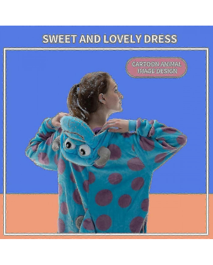 Snug Fit Unisexe Adult Onesie Pajamas, Flanelle Cosplay Animal One Piece Halloween Costume Sleepwear Homewear K