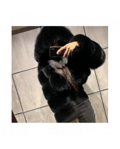 Manteau de fausse fourrure Femmes avec capuche Manteaux à bulles coupés Polaire Vestes courtes chaudes Plus [...]