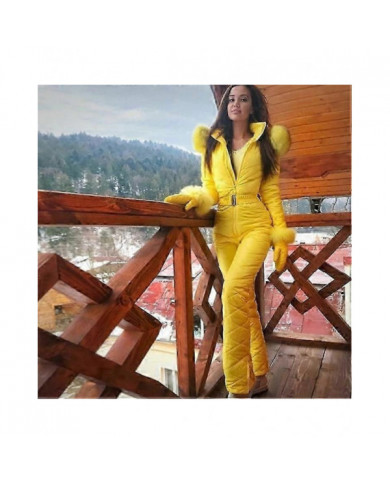 Femmes Hiver Chaud Snowsuit Sports de plein air Pantalon Ski Suit Combinaison imperméable