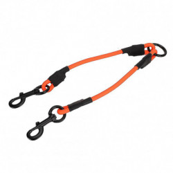 Dog Leash for Outdoor Walking,PVC Waterproof, Metal Buckle, 8mm Length, Orange