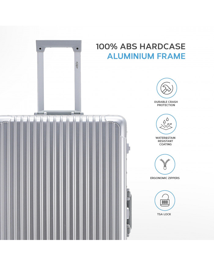 Valises de voyage très durables Enregistrement dans les bagages de cabine Abs Hard Shell Carry On Valises haut de gamme