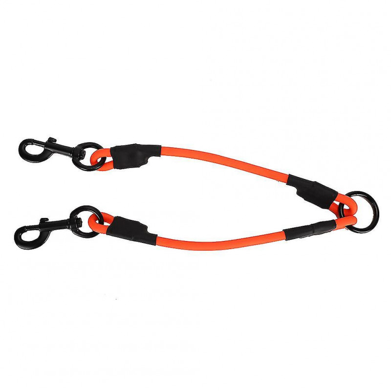 Dog Leash for Outdoor Walking,PVC Waterproof, Metal Buckle, 8mm Length, Orange