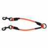 Dog Leash for Outdoor Walking,PVC Waterproof, Metal Buckle, 8mm Length, Orange