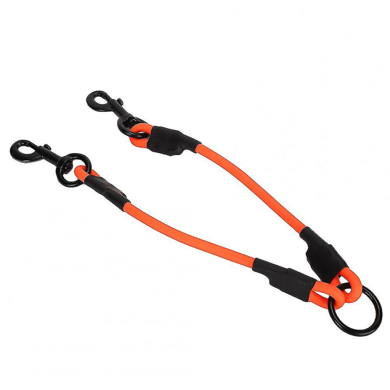 Dog Leash for Outdoor Walking,PVC Waterproof, Metal Buckle, 8mm Length, Orange