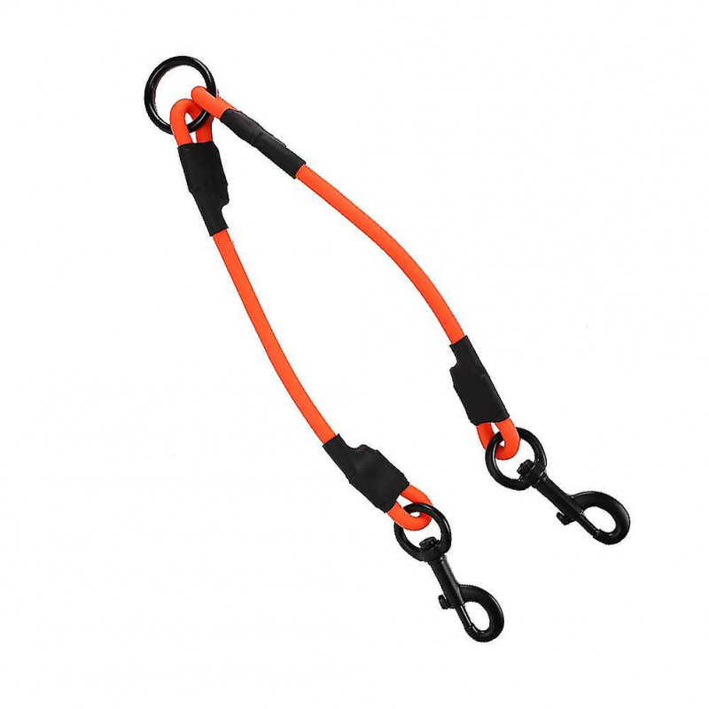 Dog Leash for Outdoor Walking,PVC Waterproof, Metal Buckle, 8mm Length, Orange