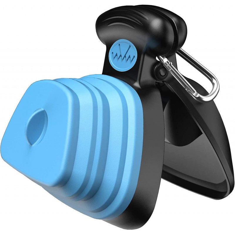 Pet Pooper Scooper, Portable Poop Scoop For Dogs And Cats With Bag Dispenser-blue