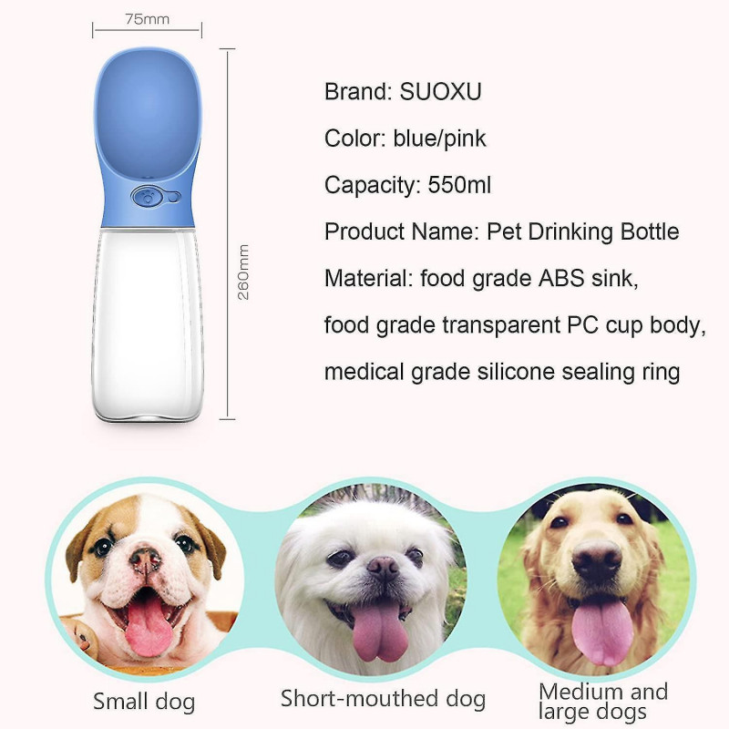 Pet Outdoor Walking Hiking Leak Proof Travel Drinking Cup Dog Gift