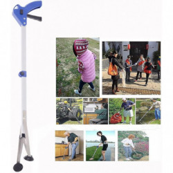 Pince à pince pliante télescopique, pince en aluminium pour ramasser les ordures de gros objets