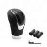Manuel universel en cuir Voiture Gear Stick Shift Knob Shifter Levier de vitesses Pièces de levier de vitesse