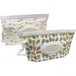 Portable Wet Wipe Pouch Dispenser, Reusable Baby Diaper Disposal Bags, Refillable Personal Travel Clutch Dispenser [...]