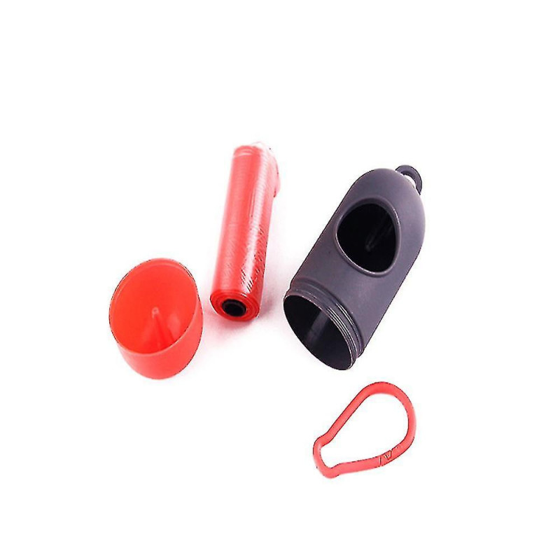 1 Pcs Practical Pet Dog Poop Bag Dispenser Waste Garbage Holder Dispensers + Poop Bags Set