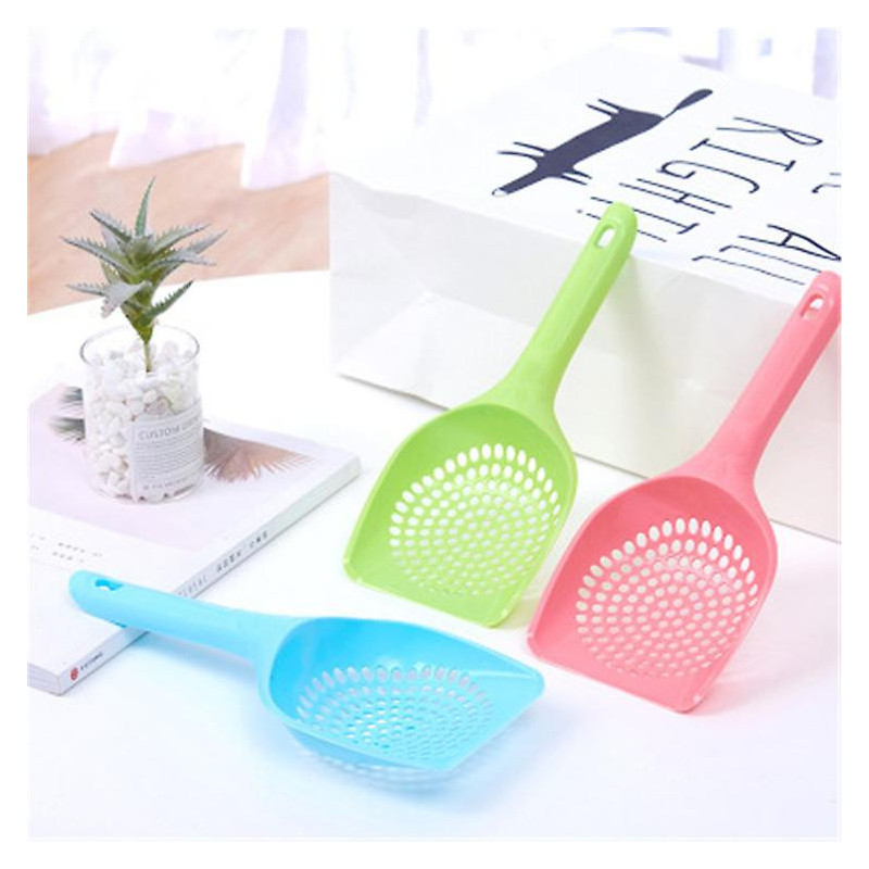Pink Color Plastic Litter Scoop Litter Shovel Pet Cleanning Tool Cats Sand Dogs Toilet Cleaning Products