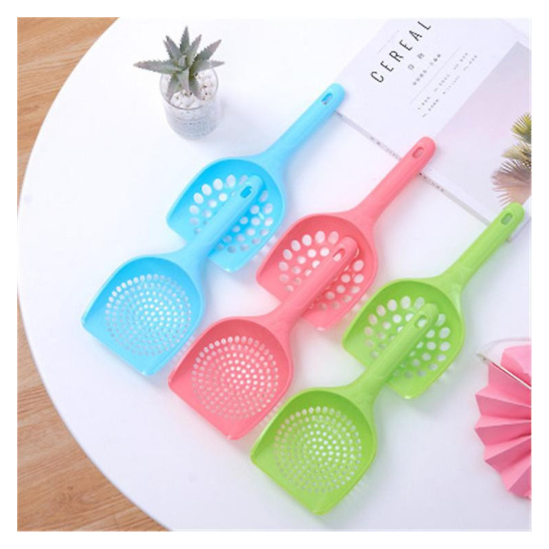 Pink Color Plastic Litter Scoop Litter Shovel Pet Cleanning Tool Cats Sand Dogs Toilet Cleaning Products