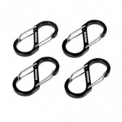 Blackdog Outdoor en forme de S Alliage d’aluminium Boucle suspendue Outdoor Multi-fonctionnel 8 caractères Mounta