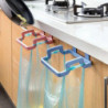 Good Load Capacity Hanging Trash Bag Rack Plastic Towel Holder Garbage Bag Rack Kitchen Gadgets JIKAIX