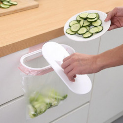 Garbage Bag Holder Kitchen Cupboard Door Drawer Cabinet Hanging Trash Bin Rack Jikaix